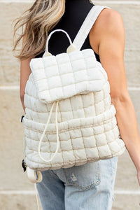 Stevie Quilted Puffer Backpack