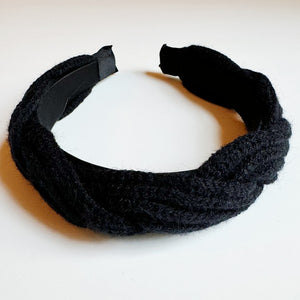 Ellison and Young Retro Yarn Knit Braided Headband