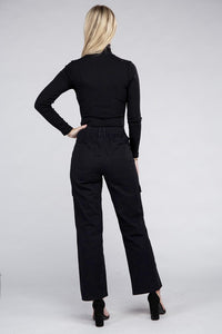 Ambiance Everyday Wear Comfort Waist Cargo Pants