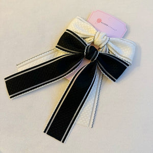 Ellison and Young Pretty Edges Bow Hair Clip Set Of 2