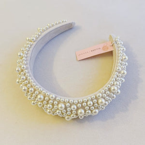 Ellison and Young Princess Pearls Statement Headband