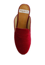 Ladda upp bild till gallerivisning, Rag Velvet Textured Slip On Mules
