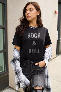 Simply Love ROCK & ROLL Short Sleeve T-Shirt