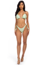 Carica l&#39;immagine nel visualizzatore di Gallery, Mermaid Swimwear Cheeky Frilly Hem Two Piece Bikini Set
