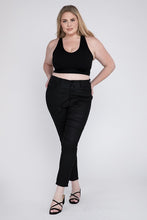 Load image into Gallery viewer, Zenana Plus Size Ribbed Cropped Racerback Tank Top
