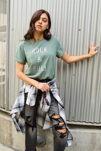 Simply Love ROCK & ROLL Short Sleeve T-Shirt