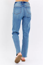 Ladda upp bild till gallerivisning, Judy Blue High Waisted Blue Denim Straight Leg Jeans
