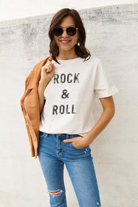 Simply Love ROCK & ROLL Short Sleeve T-Shirt