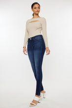 Carregar imagem no visualizador da galeria, Kancan Mid Rise Gradient Washed Blue Denim Skinny Jeans
