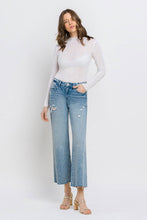 Ladda upp bild till gallerivisning, Vervet by Flying Monkey Mid Rise Cropped Wide Leg Jeans
