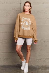 Simply Love POSITIVE ENERGY Graphic Sweatshirt