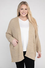 Load image into Gallery viewer, Eesome Ribbed Knit Open Front Cardigan
