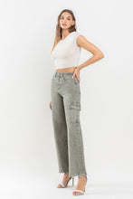 Ladda upp bild till gallerivisning, Vervet by Flying Monkey 90&#39;s Super High Rise Cargo Gray Denim Jeans
