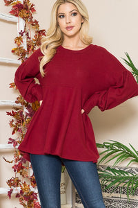 Orange Farm Clothing Soft Knit Babydoll Top