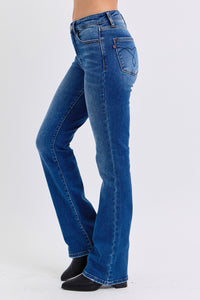 Judy Blue Mid Rise Blue Wash Denim Bootcut Jeans