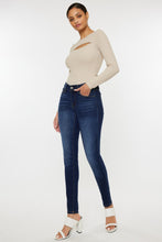 Carregar imagem no visualizador da galeria, Kancan Mid Rise Gradient Washed Blue Denim Skinny Jeans
