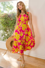 Cargar imagen en el visor de la galería, ODDI Floral Smocked Midi Dress
