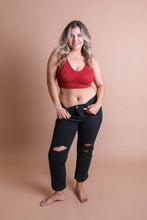 Carregar imagem no visualizador da galeria, Leto Plus Size Seamless Padded Textured Brami
