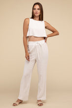 Load image into Gallery viewer, HYFVE Cotton Linen Top and Pants Set
