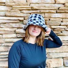 Cargar imagen en el visor de la galería, Ellison and Young Super Cozy Checkered Bucket Hat
