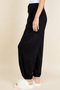 Super Lady Black Jogger Style Pants