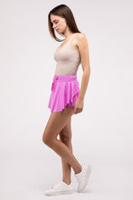 Carregar imagem no visualizador da galeria, Zenana Curved Hem Athletic Skirt Hidden Shorts With Inner Pockets
