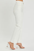 Carregar imagem no visualizador da galeria, RISEN Tummy Control White Straight Leg Denim Jeans
