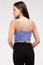 Load image into Gallery viewer, Zenana Washed Ribbed Cropped Tank Top
