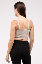 Carregar imagem no visualizador da galeria, Zenana Washed Ribbed Cropped Tank Top
