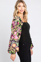 Ladda upp bild till gallerivisning, ODDI Floral Balloon Sleeve Top
