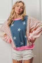 Load image into Gallery viewer, BiBi Stars and Stripes Long Sleeve Top
