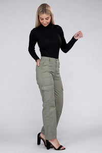 Ambiance Everyday Wear Comfort Waist Cargo Pants