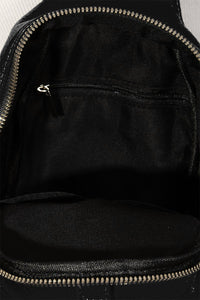 Fame Single Strap Vegan Leather Sling Bag