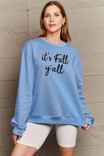 Carica l&#39;immagine nel visualizzatore di Gallery, Simply Love IT&#39;S FALL Y&#39;ALL Graphic Sweatshirt
