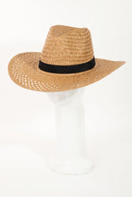 Загрузить изображение в средство просмотра галереи, Fame Basket Weave Straw Sun Hat
