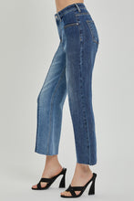 Load image into Gallery viewer, RISEN Mid Rise Two Tone Blue Denim Jeans
