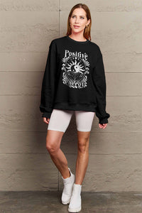 Simply Love POSITIVE ENERGY Graphic Sweatshirt