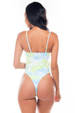 Загрузить изображение в средство просмотра галереи, Mermaid Swimwear Tie Dye Cut Out One Piece Swimsuit
