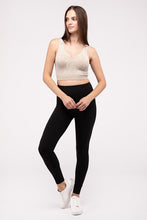 Carregar imagem no visualizador da galeria, Zenana Washed Ribbed Cropped Tank Top
