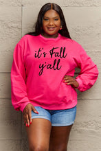 Carregar imagem no visualizador da galeria, Simply Love IT&#39;S FALL Y&#39;ALL Graphic Sweatshirt
