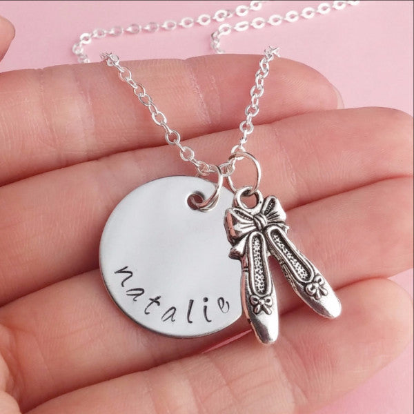 Personalized Ballerina Necklace