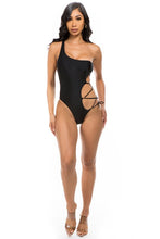 Load image into Gallery viewer, Mermaid Swimwear One Piece Strappy Cutout Swimsuit
