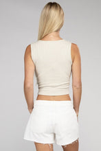 Cargar imagen en el visor de la galería, Zenana Cropped Ribbed Knit Tank Top
