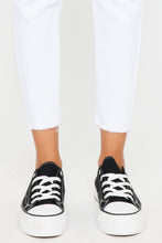 Load image into Gallery viewer, Kancan Mid Rise White Denim Skinny Jeans
