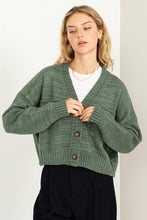 Carregar imagem no visualizador da galeria, Cute Mood Crop Shoulder Cropped Cardigan Sweater
