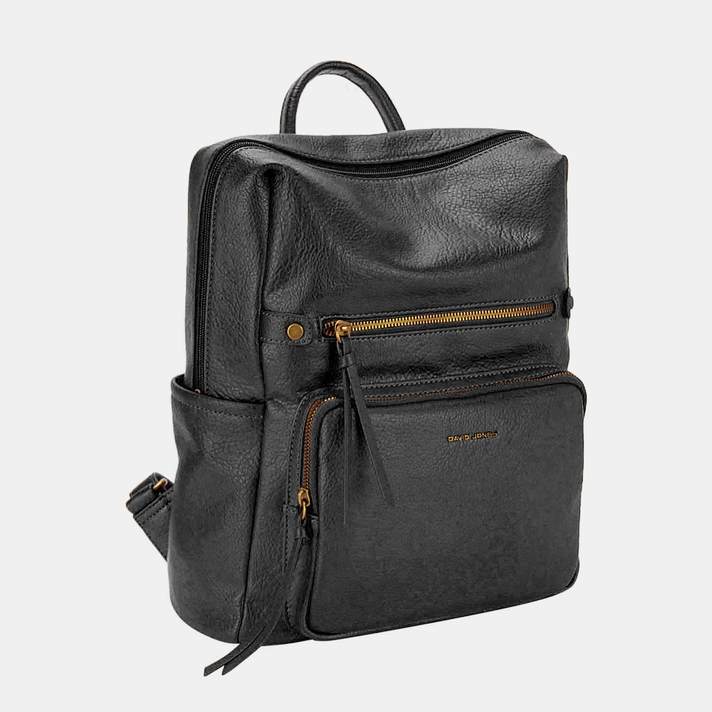 David Jones Vegan Leather Backpack Bag