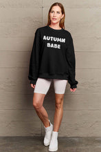 Ladda upp bild till gallerivisning, Simply Love AUTUMN BABE Graphic Sweatshirt
