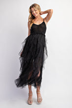 Carregar imagem no visualizador da galeria, Sweet Generis Tulle Crochet Midi Dress
