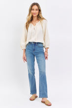 Carica l&#39;immagine nel visualizzatore di Gallery, Judy Blue High Waisted Blue Denim Straight Leg Jeans
