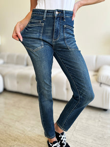 Judy Blue High Waist Blue Wash Denim Skinny Jeans